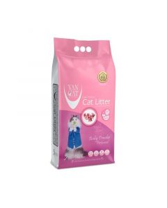 Arena para gatos aroma bebé 10 kg van cat