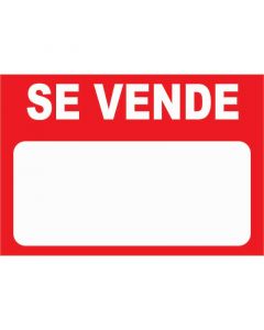 Rótulo Se vende rc horizontal