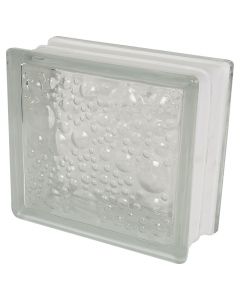 Vidrio block burbujas translucido 19x19 cm / 1 pieza