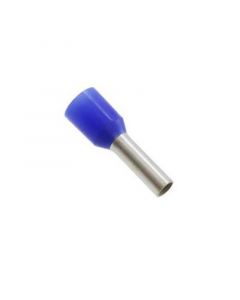Terminal punta cable azul (1.29 - 1.62) mm (16 - 14 AWG) 10 unidades