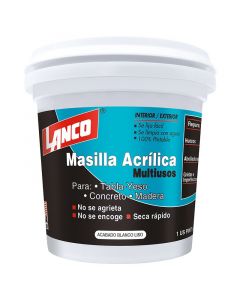 Masilla acrílica multiusos 473 mL  (1/8 gal)