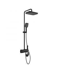 Columna de ducha acero inoxidable negro mate Aqua Nuova