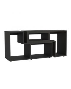 Mueble para tv beijing melamina wengue 57x120-160x35.3 cm