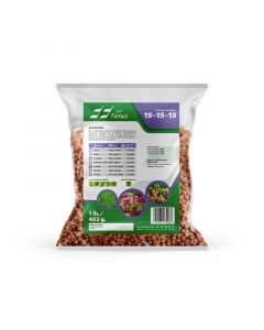 Fertilizante granulado 15-15-15 (1 lb)