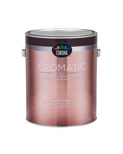 Pintura látex Cromatic deep satín 3.7854 l / 1 gal Corona