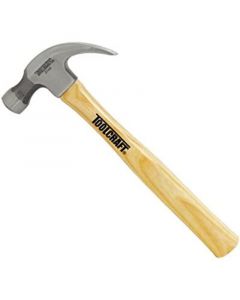 Martillo curvo mango de madera 454 g Toolcraft