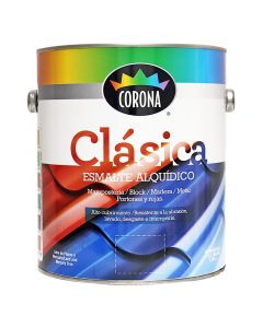 Pintura esmalte Clásica blanco brillante 946 mL (1/4 gal) Corona