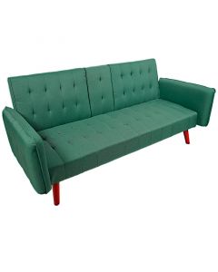 Sofá cama con porta vasos 182 x 88 x 79 cm color pino