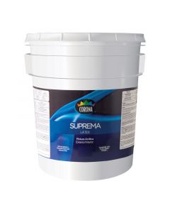 Pintura látex Suprema blanco 18.93 L (5 gal) Corona