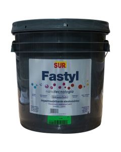 Pintura impermeabilizante base látex Fastyl rojo óxido satinado 18.93 L (5 gal) SUR