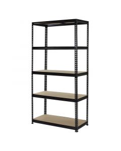 Auslar 4 estantes de alambre de almacenamiento resistente, 4 niveles,  estantes de pie, estantes de metal ajustable, estante de alambre, cromado