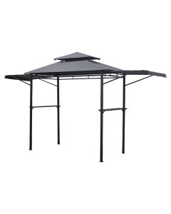 Toldo para parrilla estructural rectangular (410 x 127 x 248) cm gris impermeable