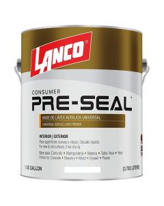 Pintura base látex acrílico Pre-Seal transparente 3.78 L (1 gal) Lanco