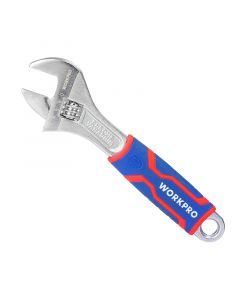 Llave ajustable 8" mango bimaterial Workpro