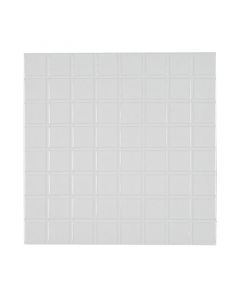 Azulejo mosaico blanco 20x20 cm / caja contiene 1 m²