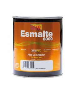 Pintura aceite Esmalte 6000 blanco mate 3.78 L (1 gal) SUR