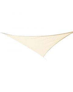 Toldo vela triangular 455 cm beige impermeable