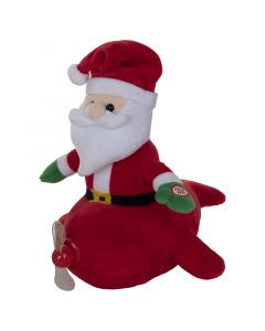 Peluche santa con música y movimiento colección Santa's Holiday