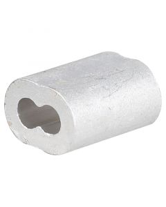 Unión cable 1/8'' aluminio (6 unidades)