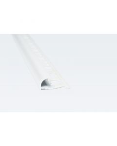 Perfil aluminio blanco huezo 10mm