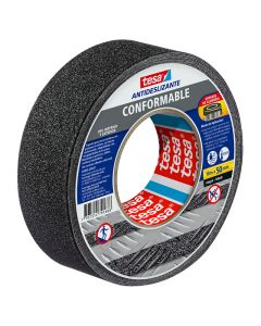 Cinta antideslizante conformable 2" x 18 m negra