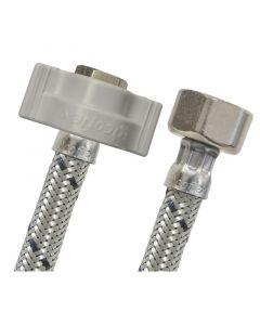 Tubo de abasto para fregadero/lavamanos (0.95 x 1.27) cm (3/8" comp x 1/2" fip) 30 cm coflex