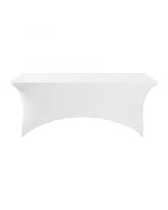 Mantel de spandex (72.5 x 180 x 74) cm blanco Basic Living