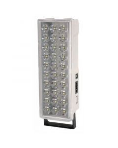 Lampara emergencia 30 led recargable 6000k