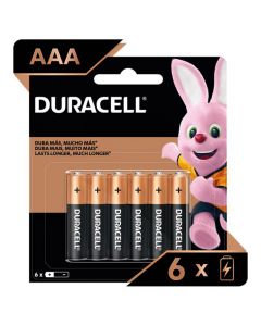 Batería alcalina AAA 6 pack