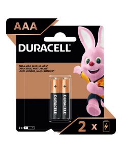Batería alcalina aaa 2 pack