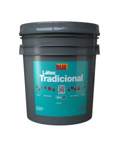 Pintura látex Tradicional blanco 18.93 L (5 gal) SUR