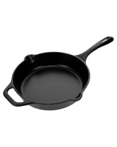 Sartén 25 cm de hierro fundido precurado negro