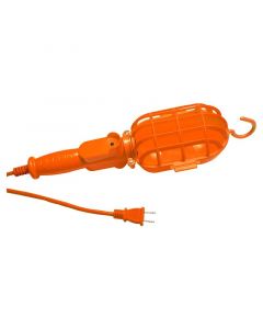 Extensión eléctrica con socket SJT 2 x 0.82 mm2 8 m (18 AWG) uso medio naranja