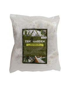 Piedra de mármol decorativa blanca 5 lb zen garden