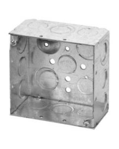 Caja cuadrada emt 4 x 4 ul doble fondo 1/2 3/4 k. o 1. 6mm