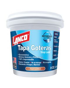 Sellador tapagotera elastomérico Stop Leak rojo teja 226 g (8 oz)