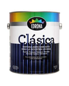 Pintura anticorrosiva Clásica negro brillante 3.78 L (1 gal) Corona