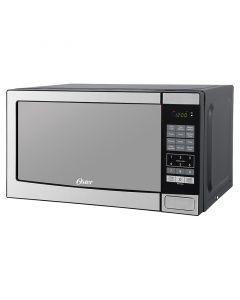 Horno microondas gris 20 litros 0.7 pc con panel digital de acero inoxidable Oster