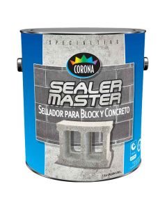 Sellador para bloque y concreto Sealer Master blanco 3.78 L (1 gal) Corona