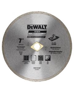 Disco diamantado 7" continuo cerámica húmedo DeWalt