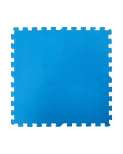 Piso eva entrelazable azul 61x61 cm / 1 pieza