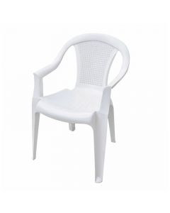 Silla con brazo turin blanca