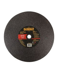 Disco de corte para metal y acero inoxidable 3/32" espesor 25 grano A30R tipo 1 DeWalt