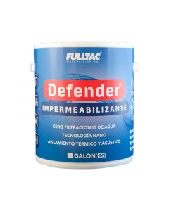 Pintura impermeabilizante Defender blanco 3.78 L (1 gal) Fulltac
