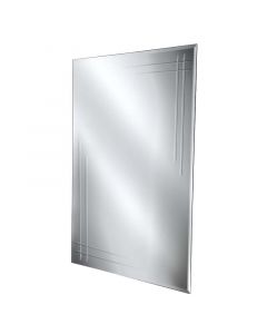 Espejo rectangular 80x60 cm borde biselado