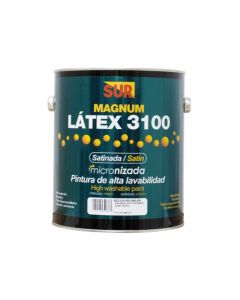 Pintura látex 3100 media satín 3.78 L (1 gal) SUR