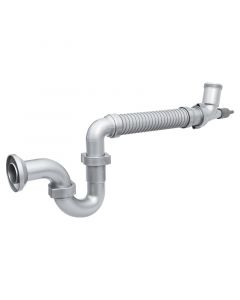Sifón flexible de polipropileno para fregadero 3.81 cm (1 1/2") 1 tanque