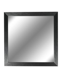 Espejo para baño 30 x 30 cm con marco negro