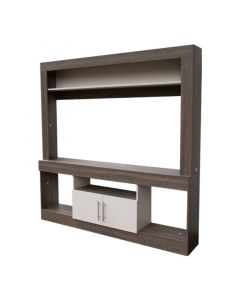 Mueble tv hasta 127 cm (50") salva melamina milán y capri (173.9 x 169.5 x 30.6) cm