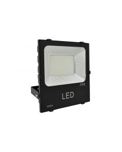 Reflector compacto led  para exterior 200w acabado negro luz blanca led star